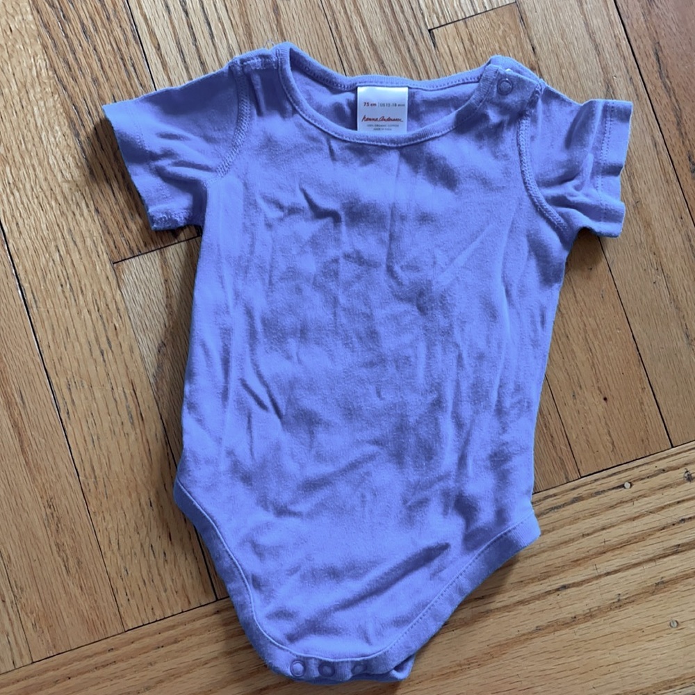Hanna Andersson Blue Onesie